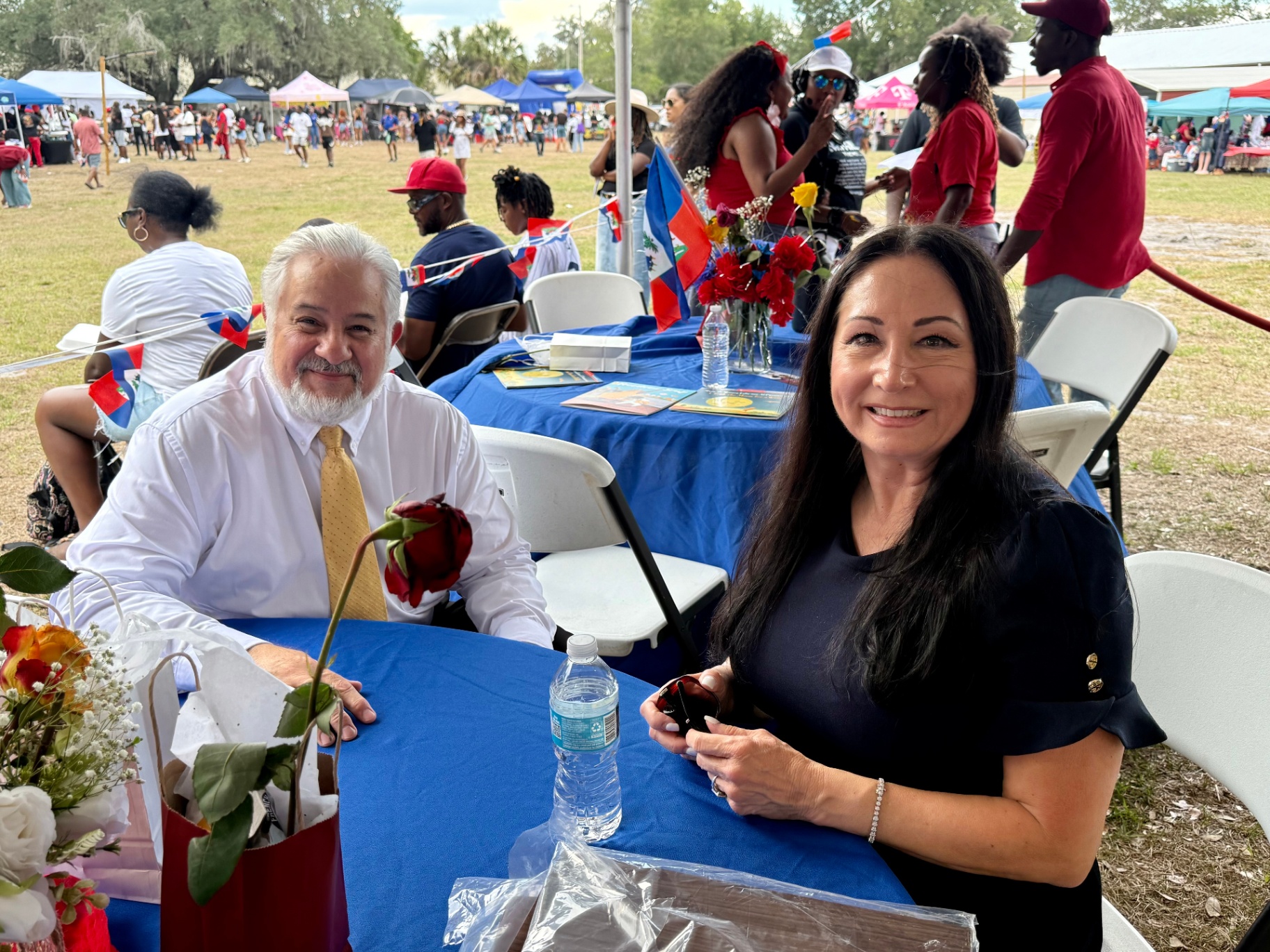 Donna at a Haitian heritage community celebration